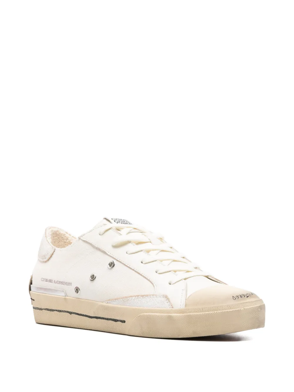 Crime London Recut Low sneakers Wit