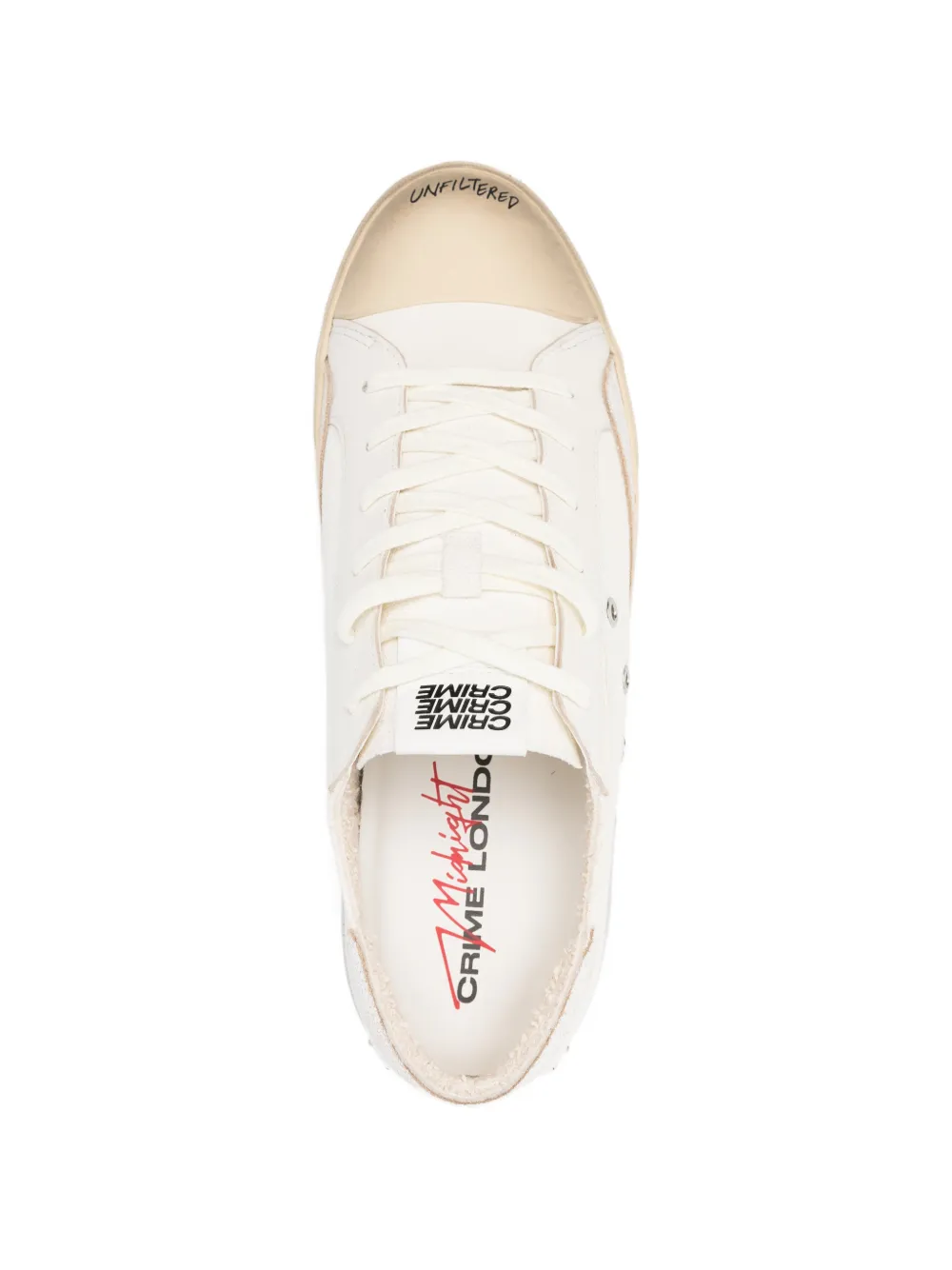Crime London Recut Low sneakers Wit