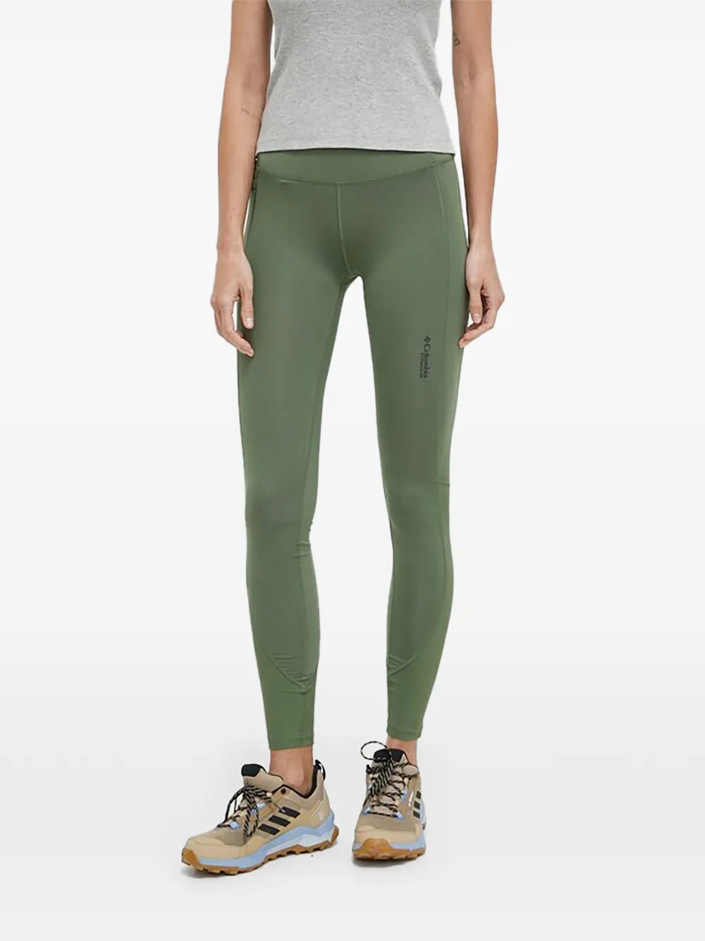Columbia logo-print leggings - Verde