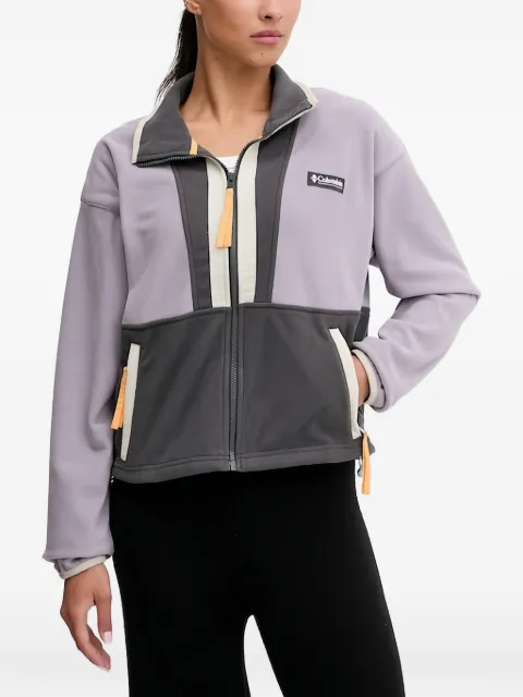 Columbia colourblock zip sweatshirt