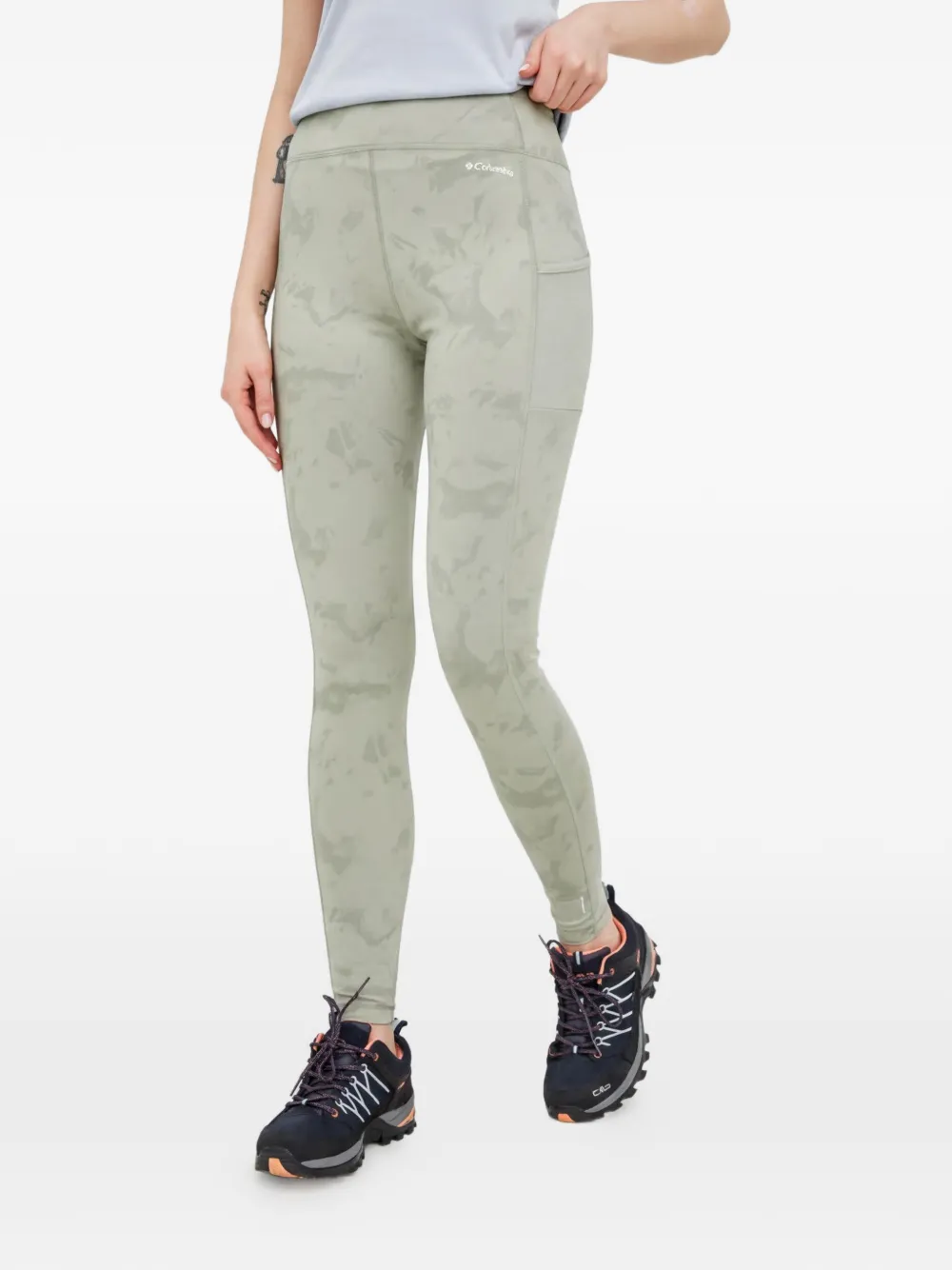 Columbia pocket print leggings - Grün