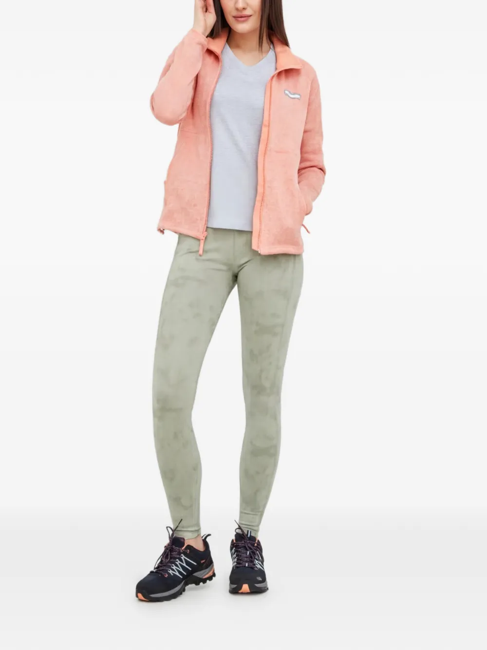 Columbia Legging met zak en print Groen
