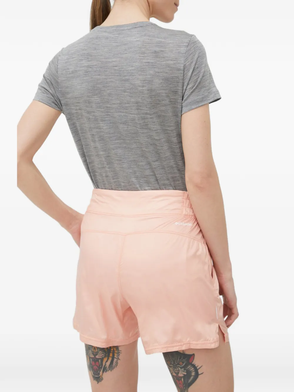 Columbia Alpine Chill logo-print shorts Roze