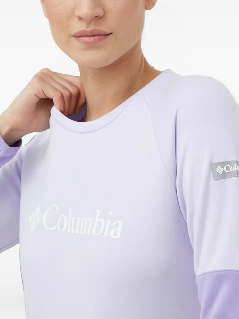 Columbia Top met colourblocking Paars