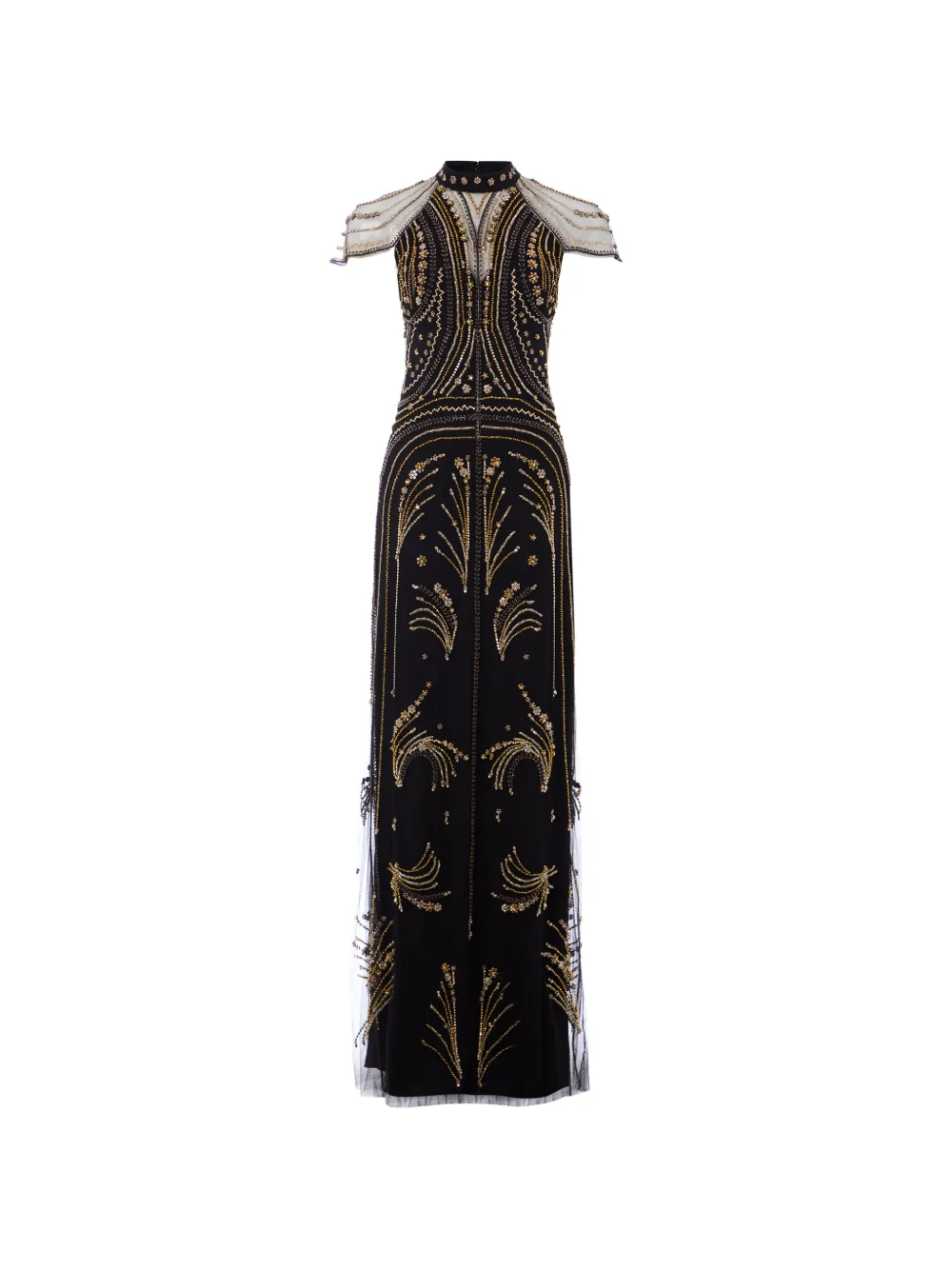 Temperley London Serayha bead-embellished gown - Black