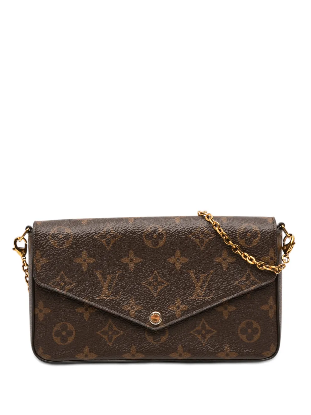 Louis Vuitton Pre-Owned 2016 Monogram Pochette Felicie crossbody bag - Brown