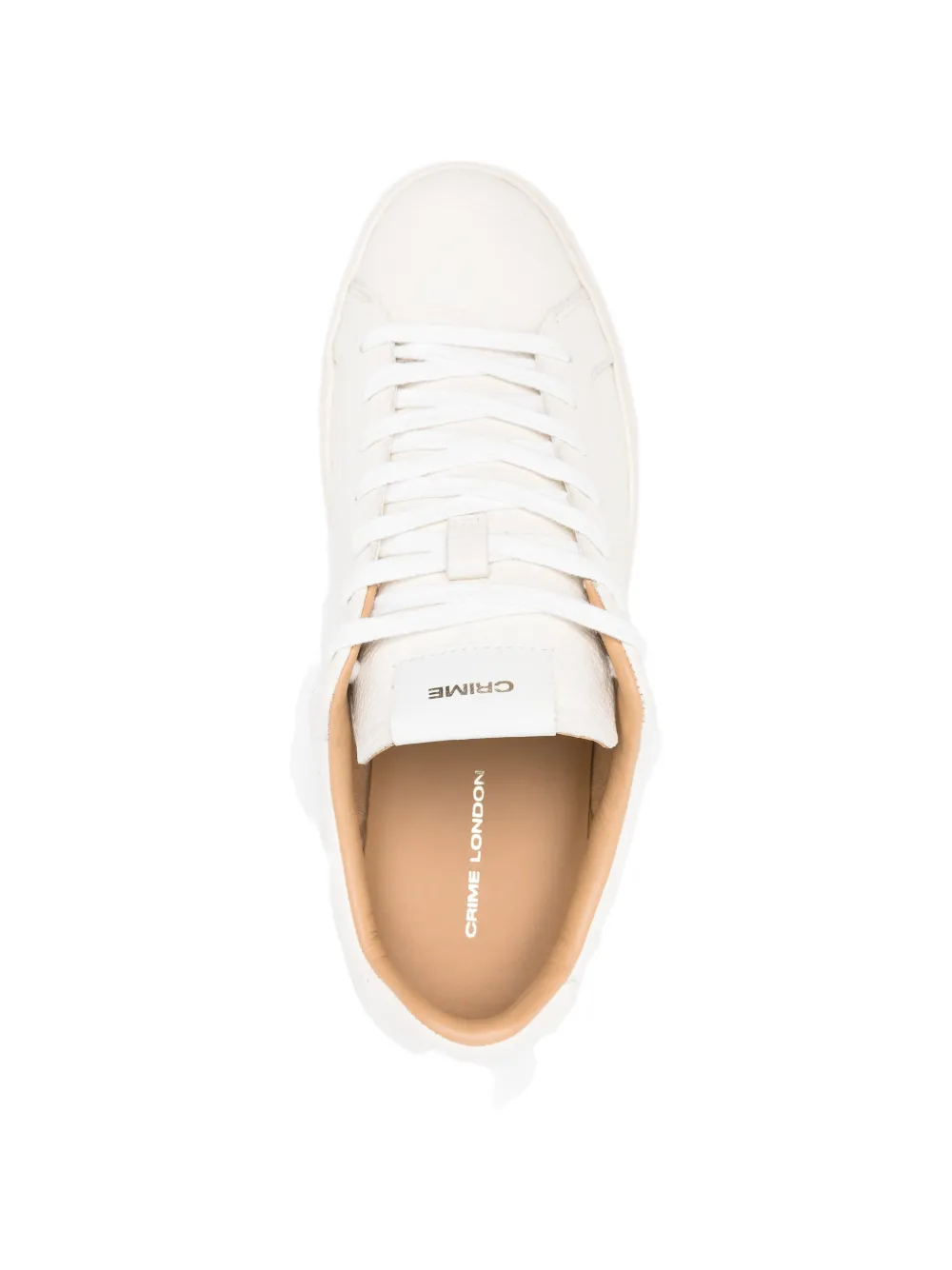 Crime London Extralight leather sneakers Wit