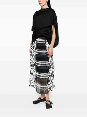 Sacai ドレープ＆アシンメトリースカート通販 - FARFETCH