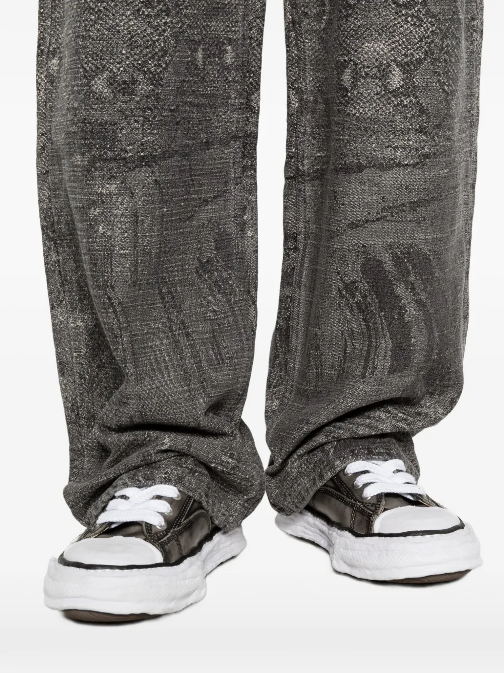 Daily Paper Oversized broek Grijs