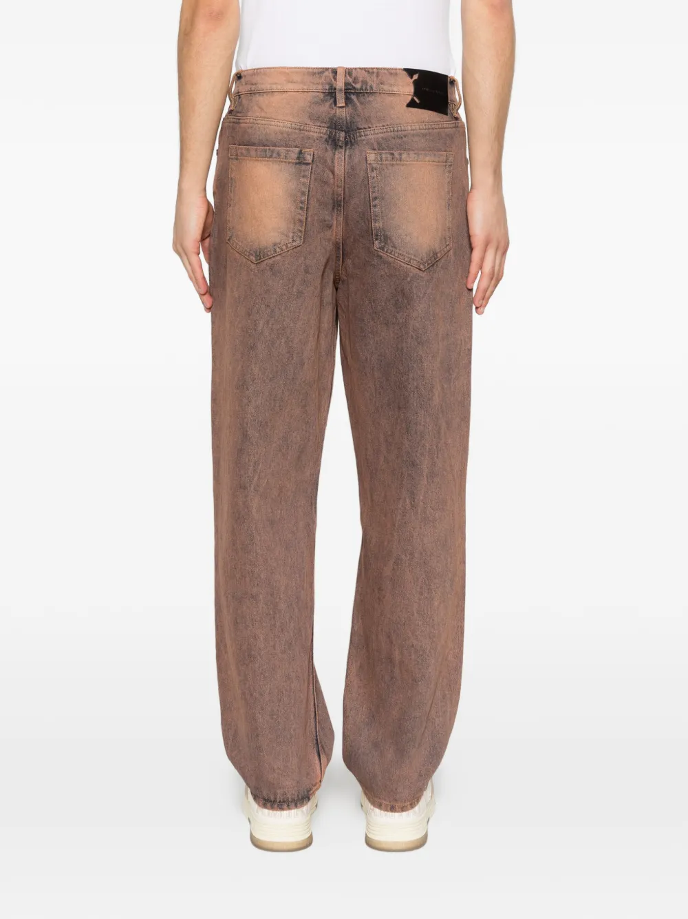 Daily Paper Amba jeans met wassing Bruin
