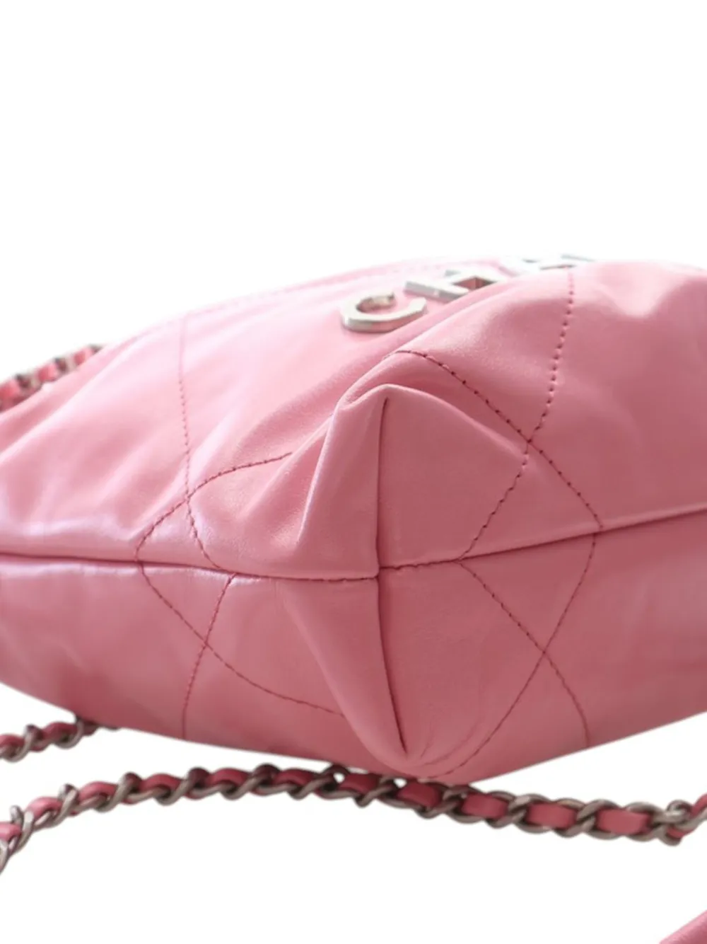 2021-2025 Mini Shiny Calfskin 22 Handbag Satchel