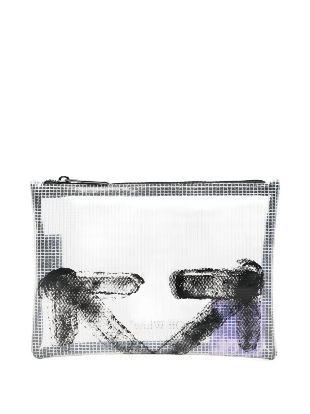 Off-White Heritage Day Off arrow ripstop tote bag - Grau