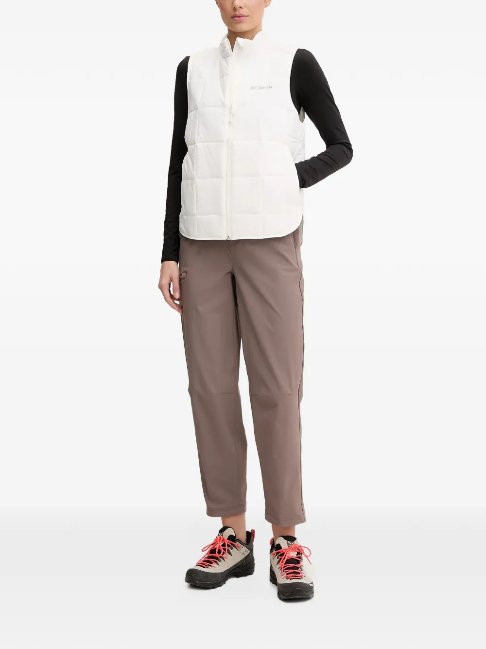 Columbia Sienna Hill quilted zip-up gilet Beige