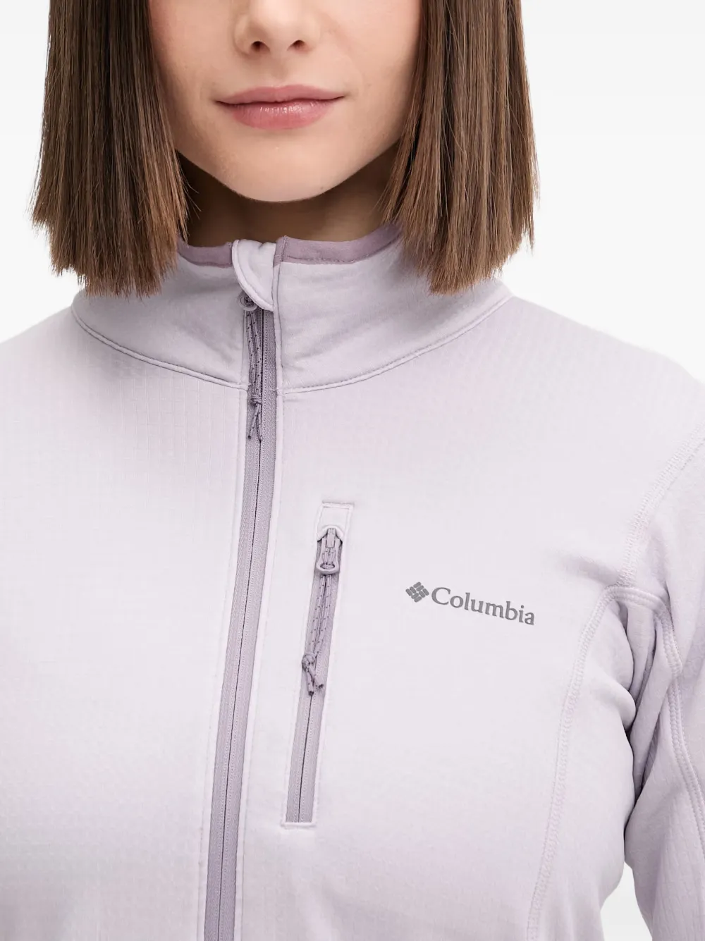 Columbia logo-print jacket Paars