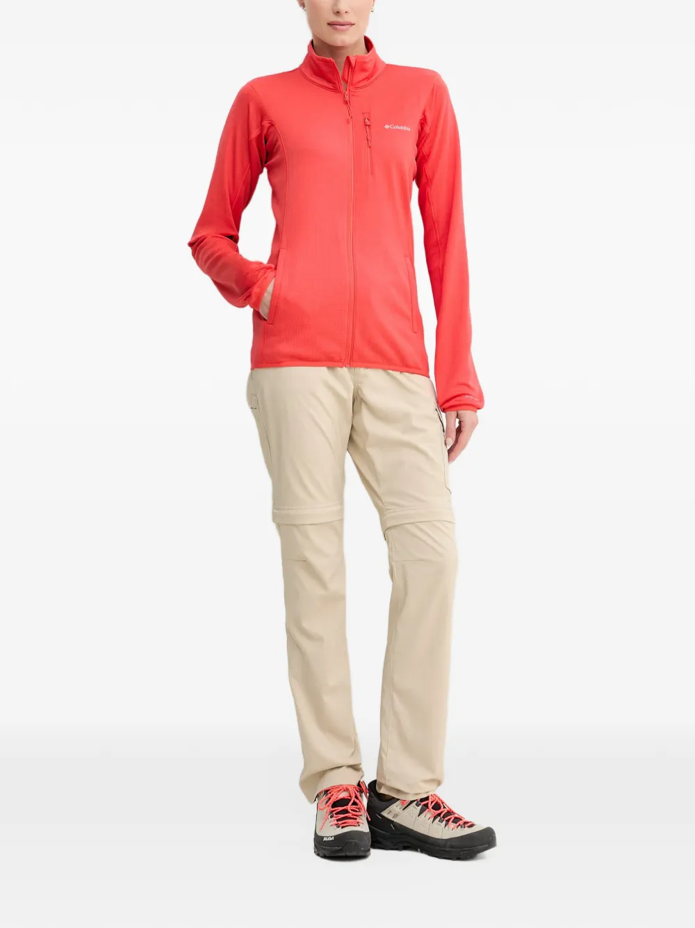 Columbia Essential Hike™ zip-up sweatshirt Rood