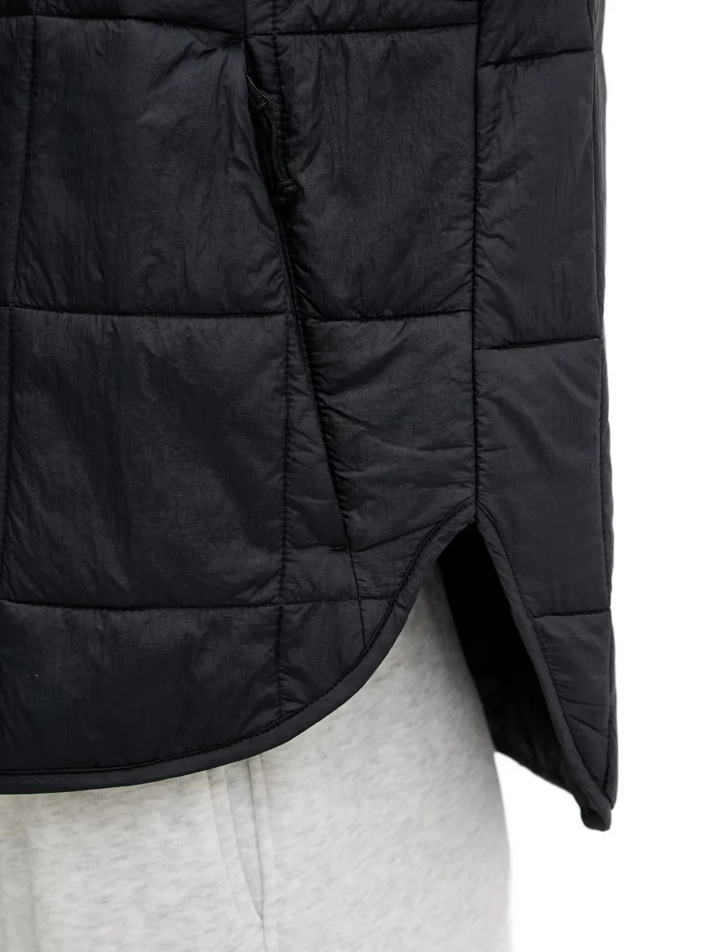 Columbia Sienna gewatteerde top met rits Zwart