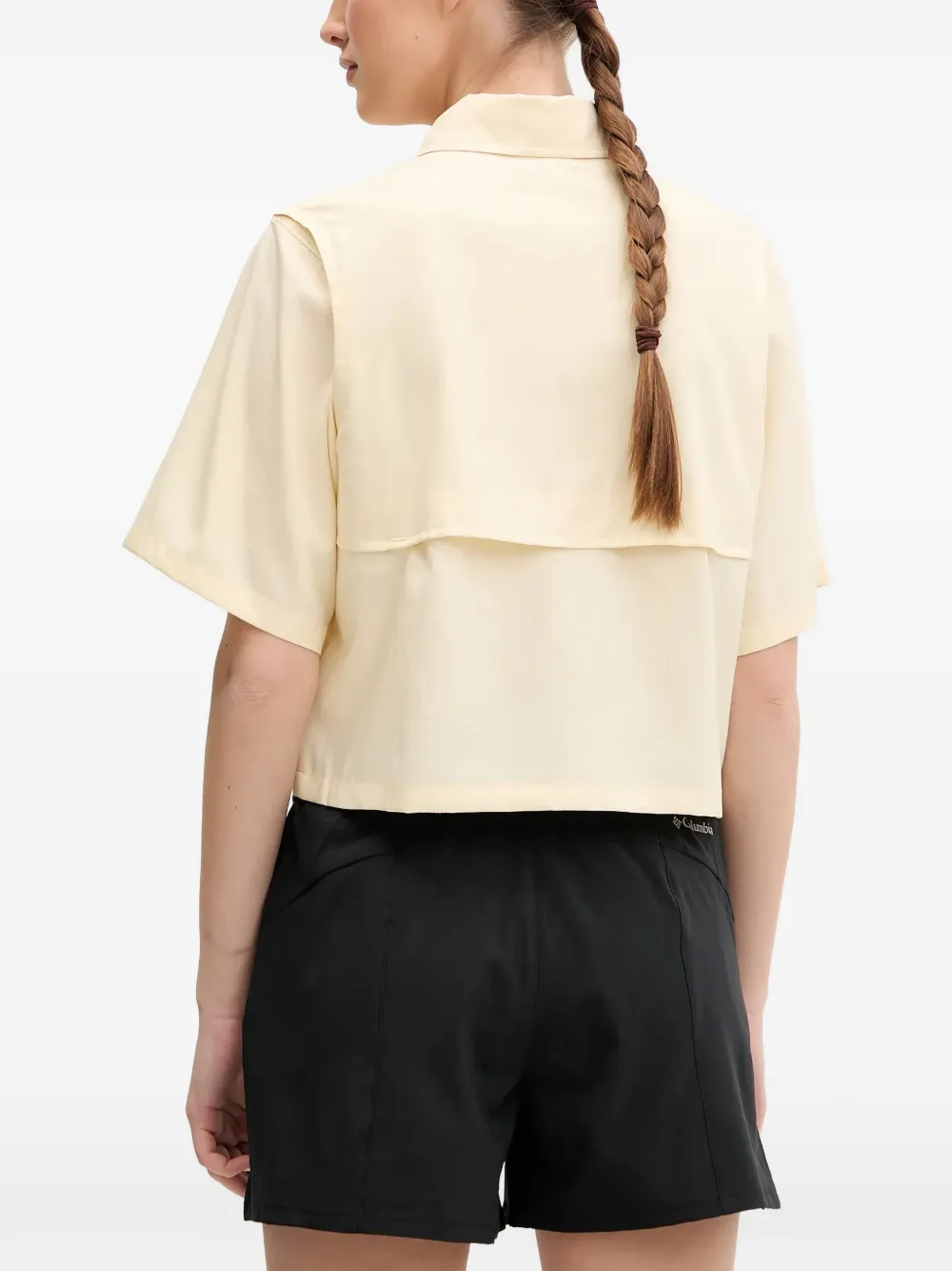 Columbia Elevated View™ cropped shirt Geel