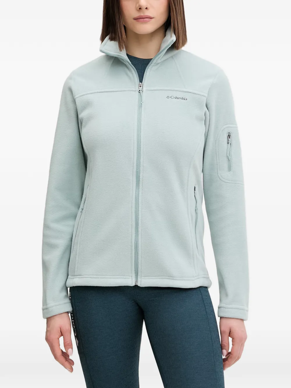 Columbia Fast Trek Ii Long-sleeve Sweatshirt In Blue