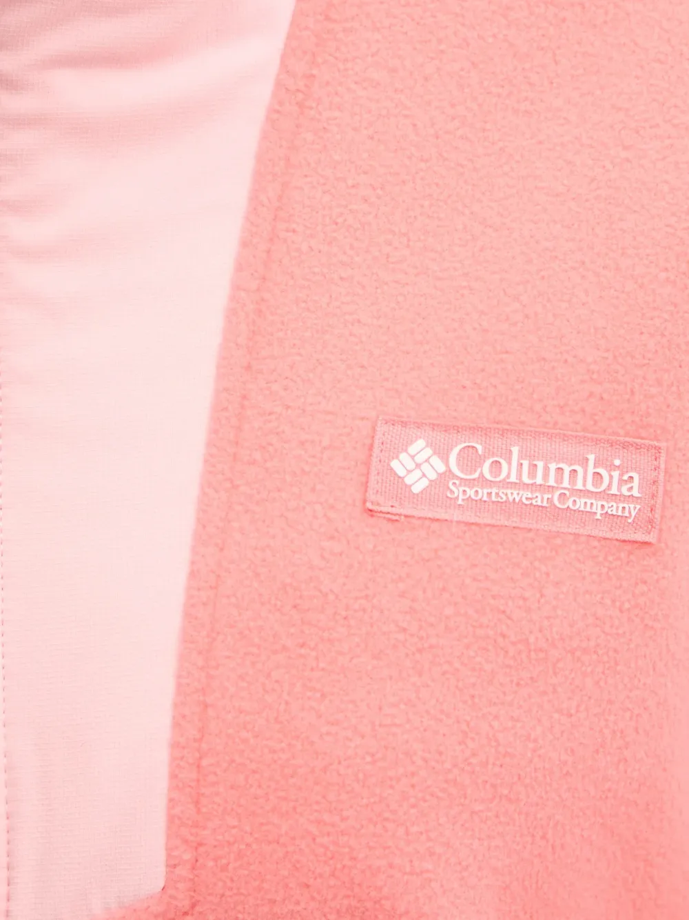 Columbia Sportswear Sequoia Grove jack met fleece textuur en rits Roze