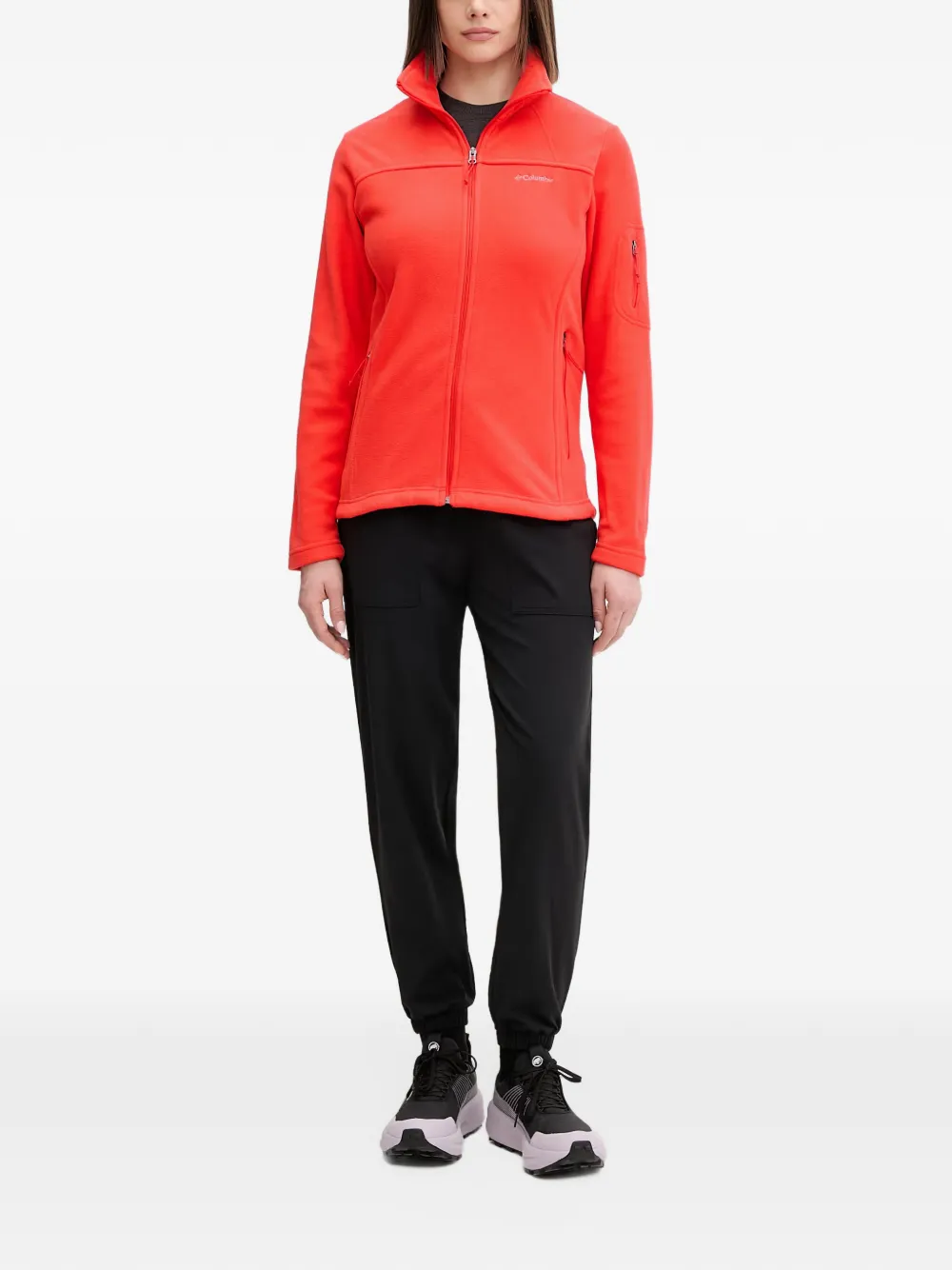 Columbia Fast Trek II fleece zip-up sweatshirt Rood