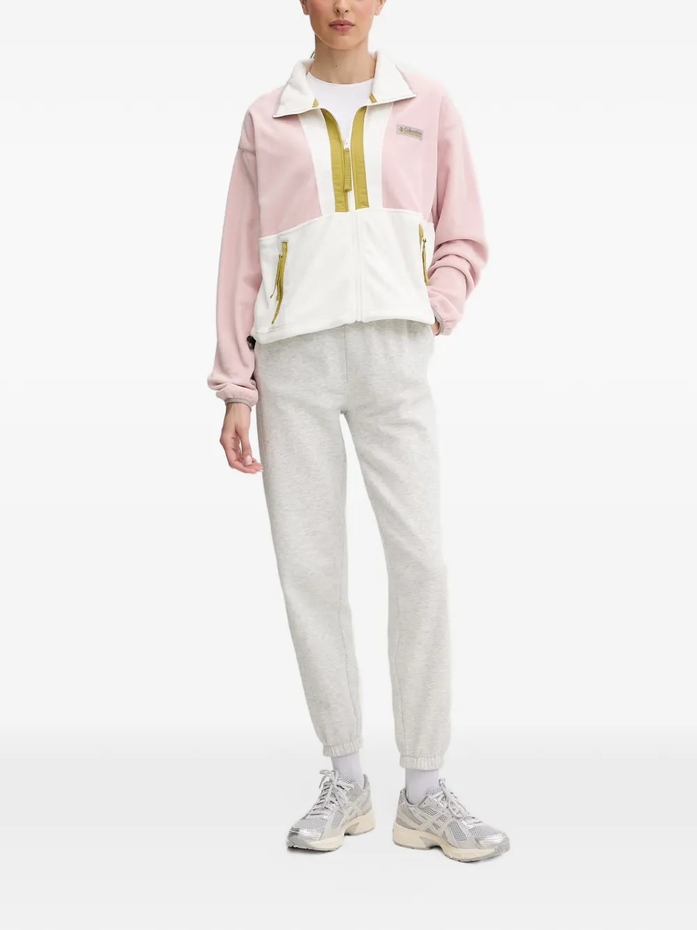 Columbia Sportswear Back Bowl fleece jack met colourblocking Roze