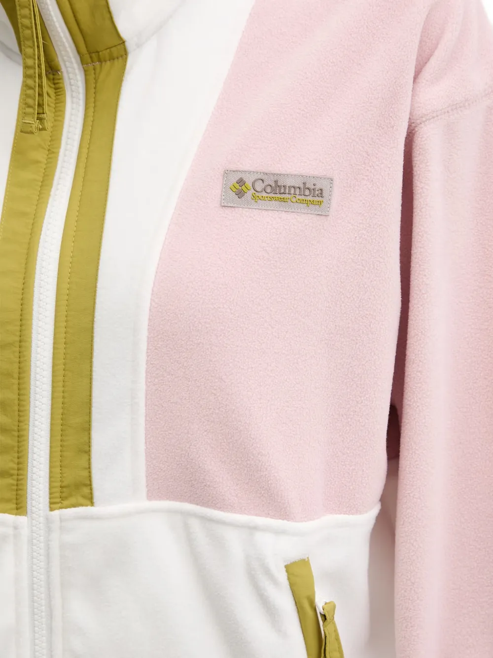 Columbia Sportswear Back Bowl fleece jack met colourblocking Roze