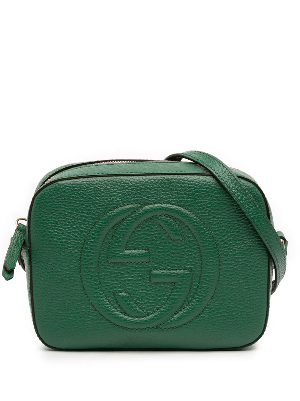 Gucci Pre-Owned 2016-2026 Small Leather Soho Disco crossbody bag - Verde