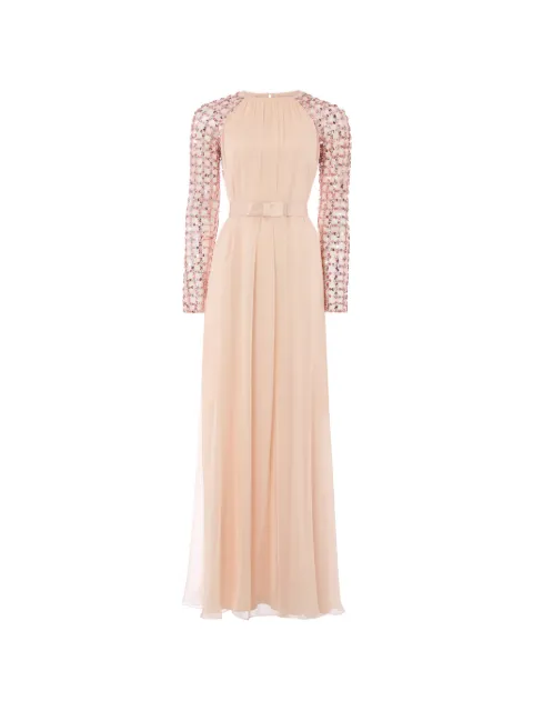 Temperley London Angelli Lattice sequin-embellished maxi dress