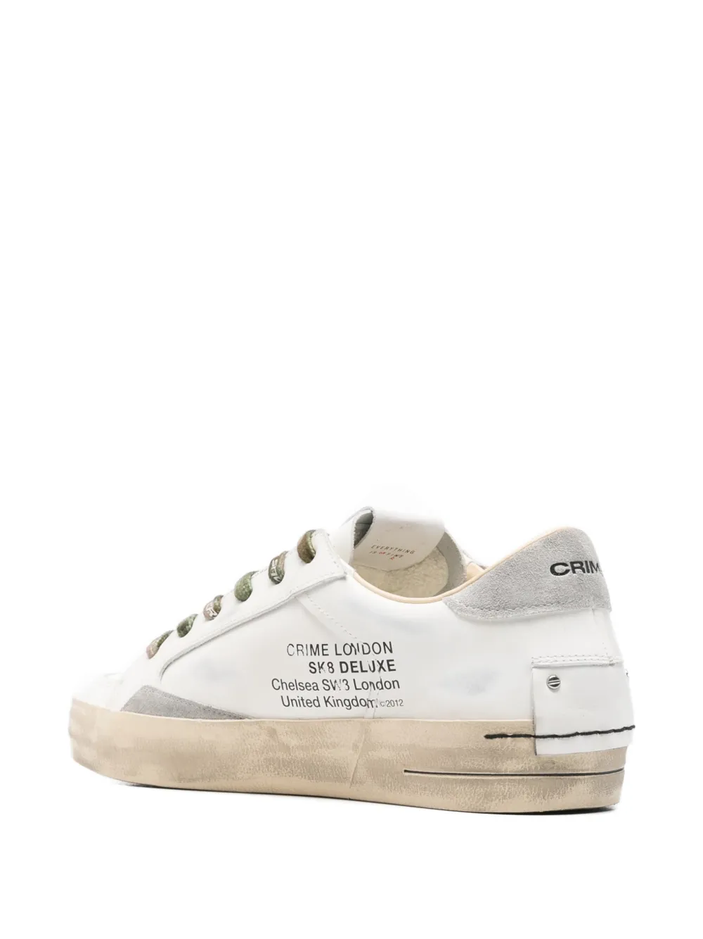 Crime London Sk8 Deluxe sneakers Wit