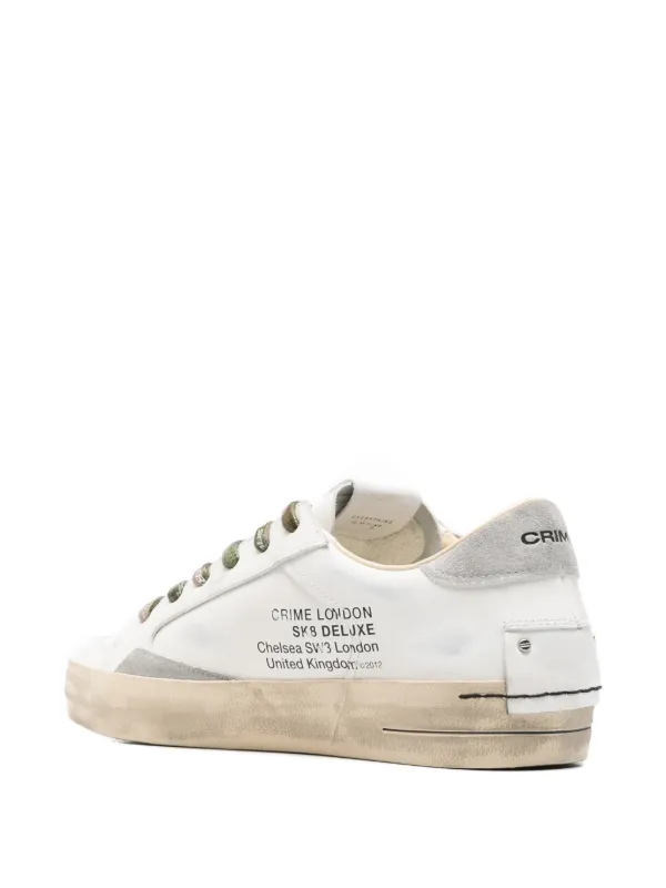Crime London Sk8 Deluxe スニーカー | ホワイト | FARFETCH JP