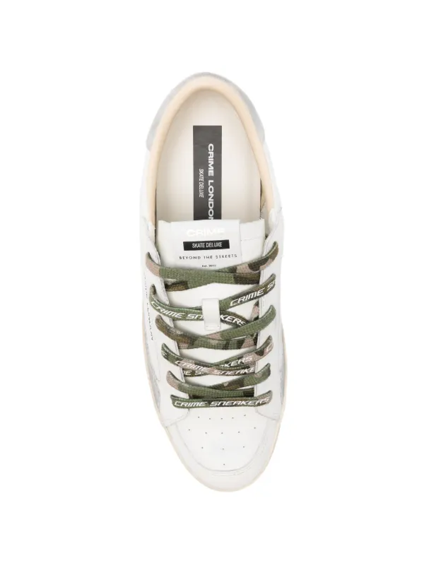 Crime London Sk8 Deluxe スニーカー | ホワイト | FARFETCH JP