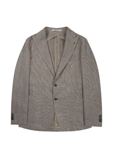 Tagliatore peak-lapel single-breasted blazer