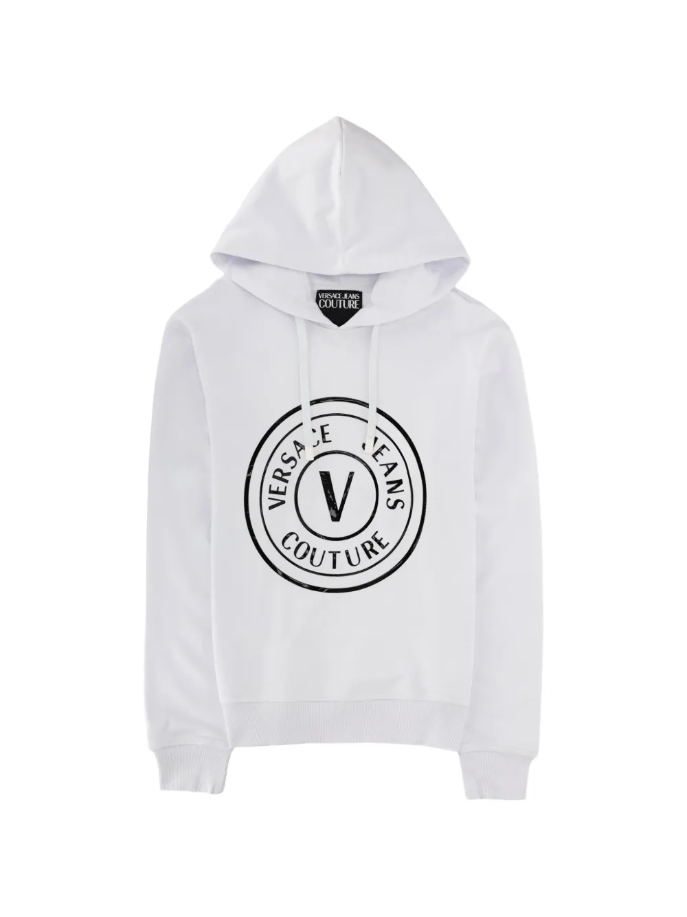Versace Jeans Couture logo hoodie - Bianco