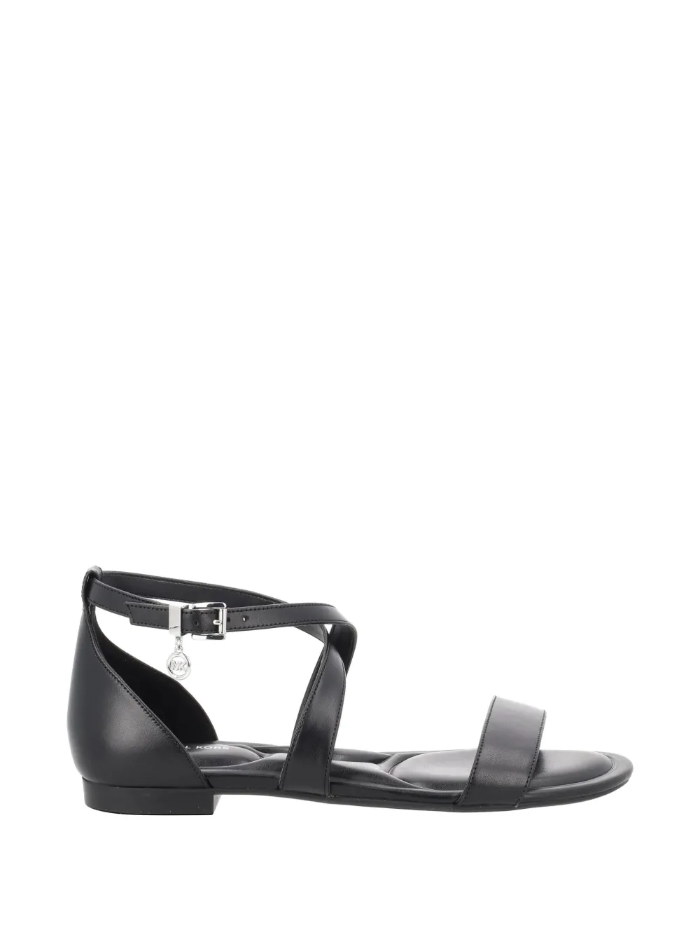 Michael Kors crisscross charm-detail sandals Zwart