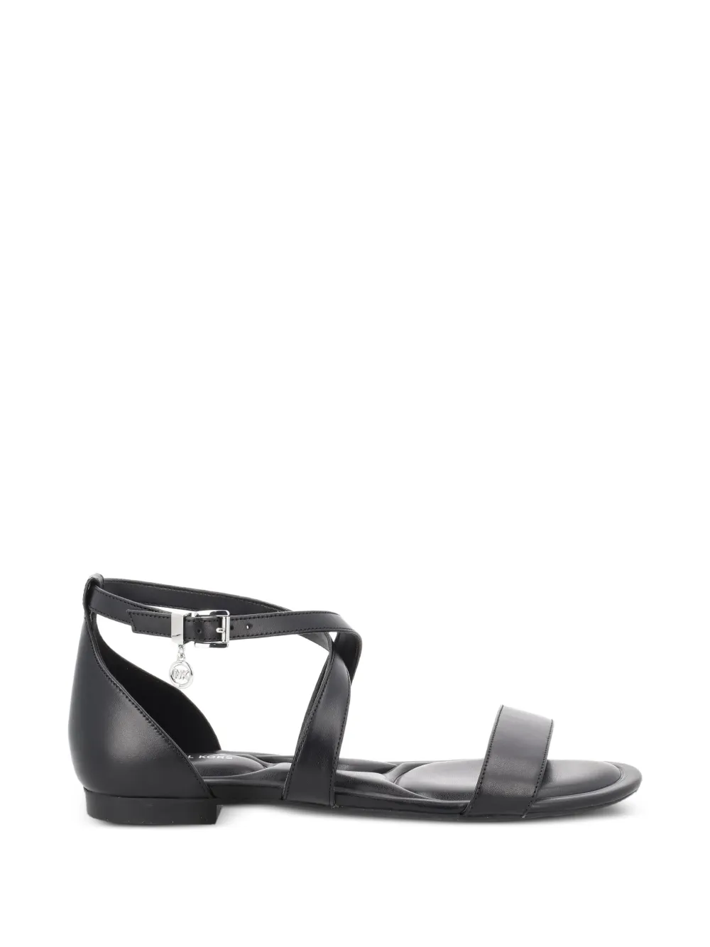 Michael Michael Kors crisscross charm-detail sandals - Nero