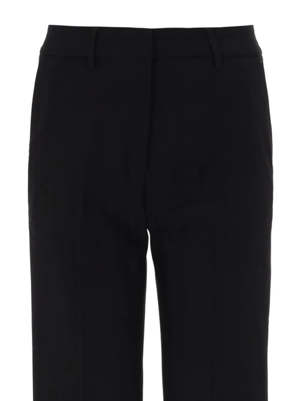 PT Torino Broek met riemlussen Zwart