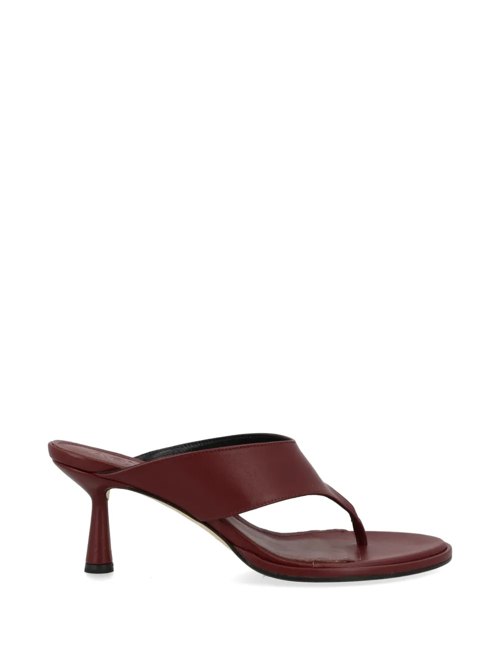 Aeyde leather heeled sandals Rood