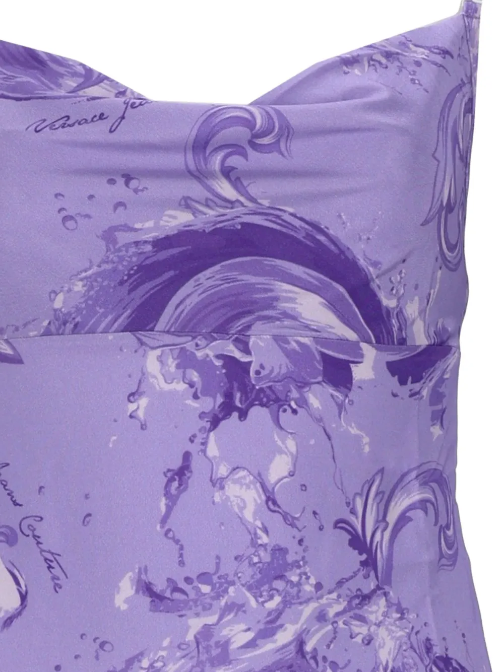 Versace Jeans Couture Top met print Paars