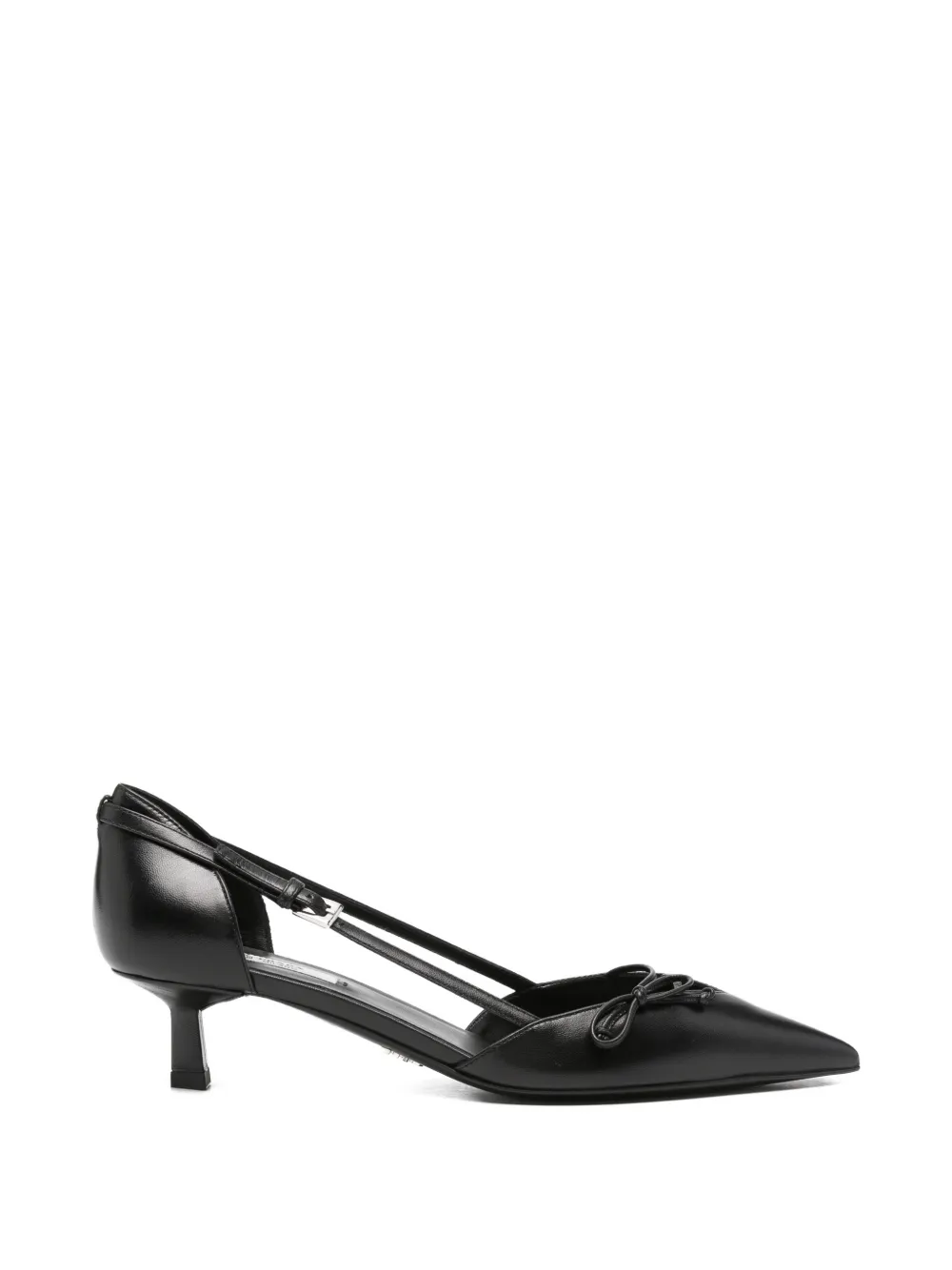 Prada bow-detail pointed-toe pumps - Nero