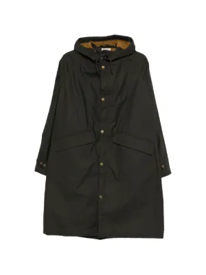 L’impermeabile New Dean Oiled Coat L'impermeabile New Dean Waxed raglan-sleeve Coat | Green | FARFETCH HU