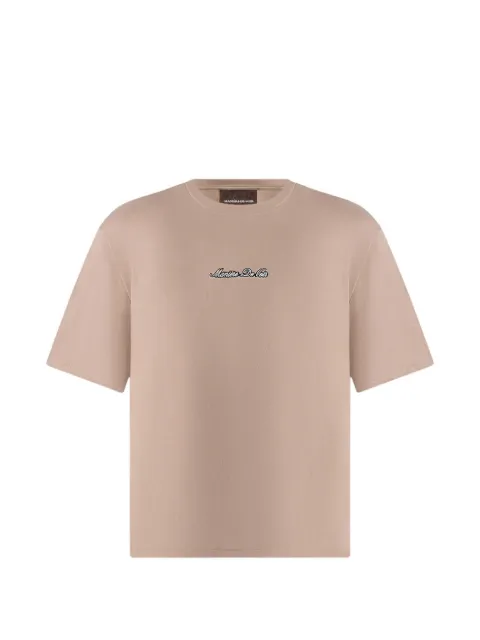 Manière De Voir t-shirt ample TS001 taupe signature