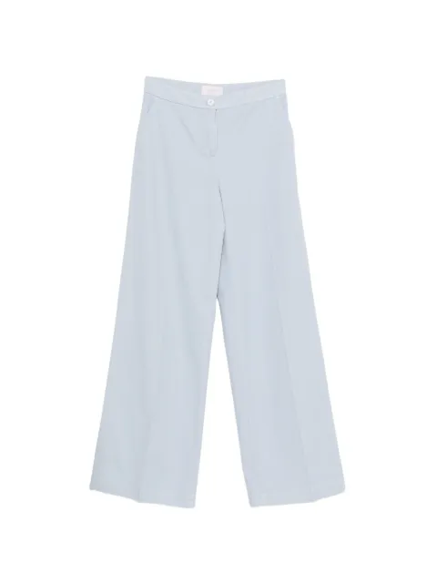 Via Masini 80 pressed crease palazzo pants 