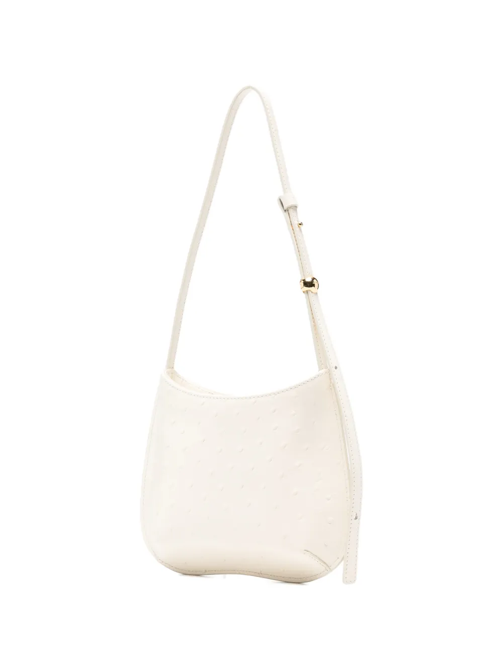 Jacquemus Le Petit Bisou schoudertas Wit