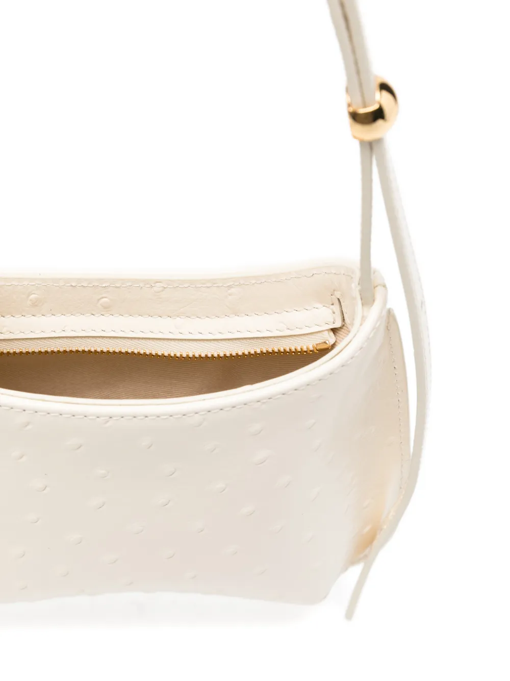 Jacquemus Le Petit Bisou schoudertas Wit