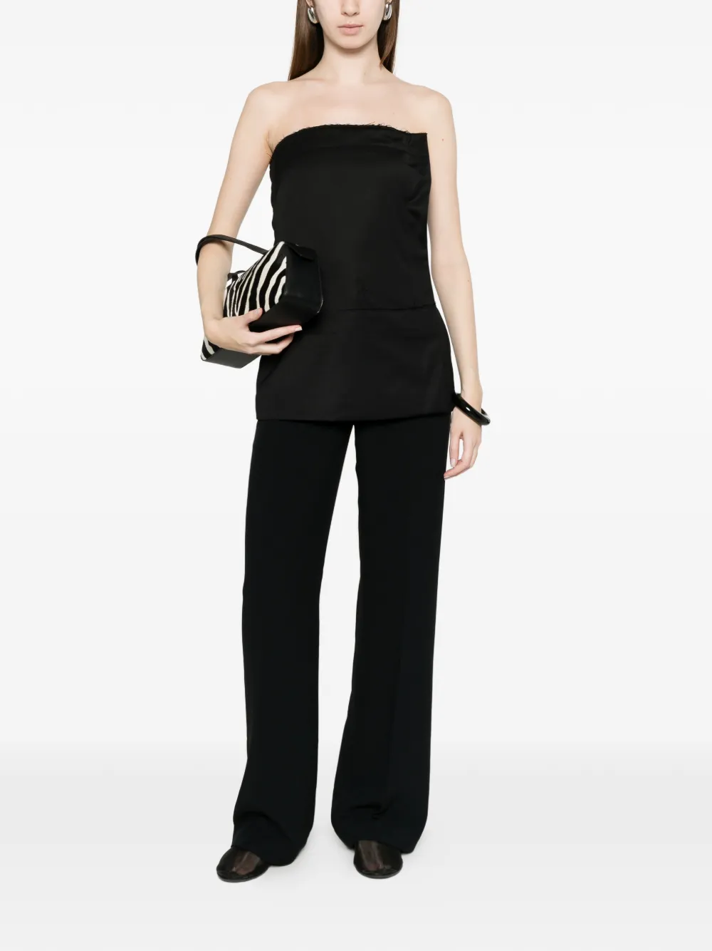  Via Masini 80 Pocket Trousers - Black 