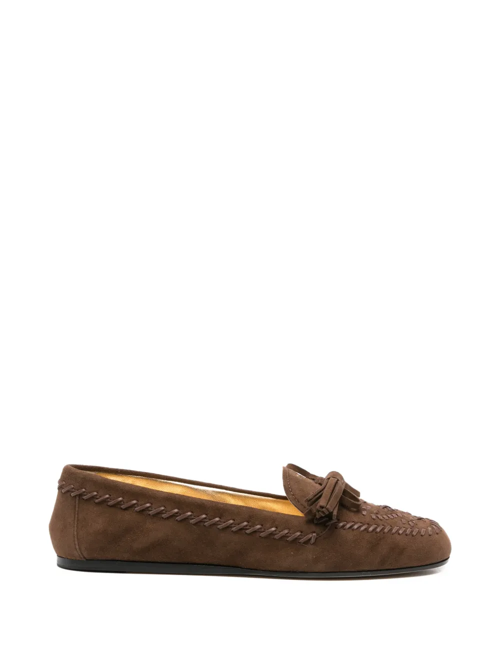 Prada tassel-detail loafers - Marrone