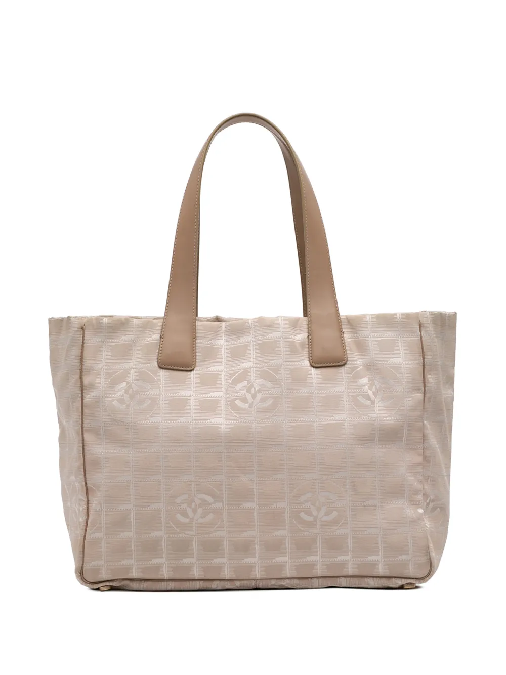 CHANEL Pre-Owned 2004-2005 New Travel Line Nylon tote bag - Marrone