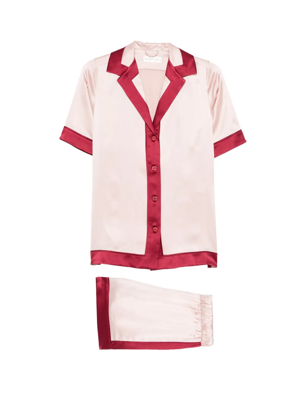 Olivia von Halle Zelda short-sleeve pajamas - Rosa