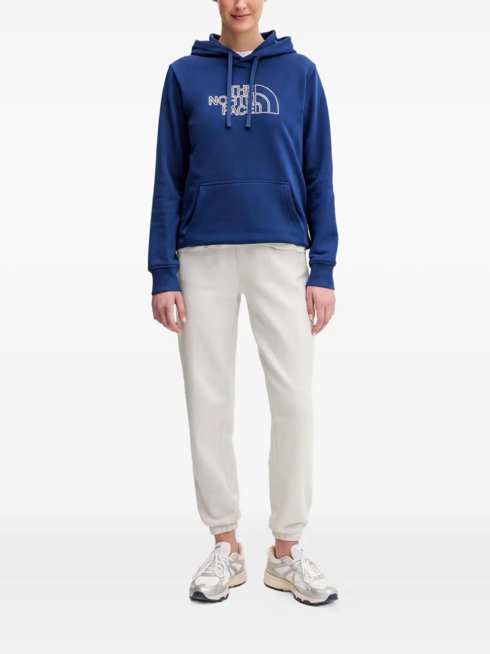 The North Face Sweater met capuchon Blauw