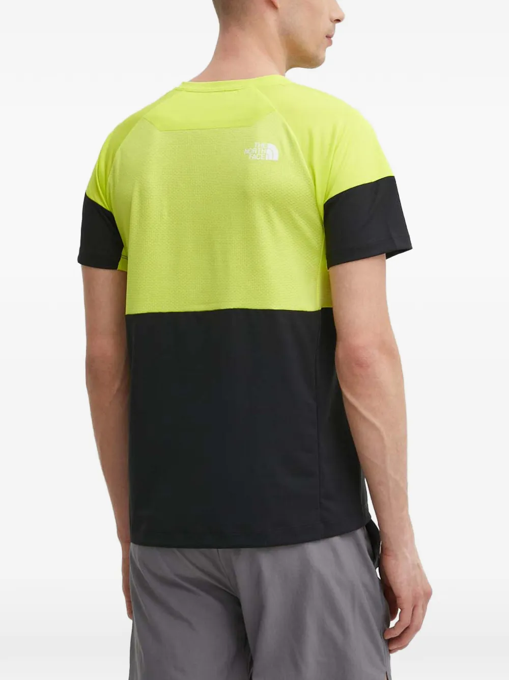 The North Face T-shirt met colourblocking Groen